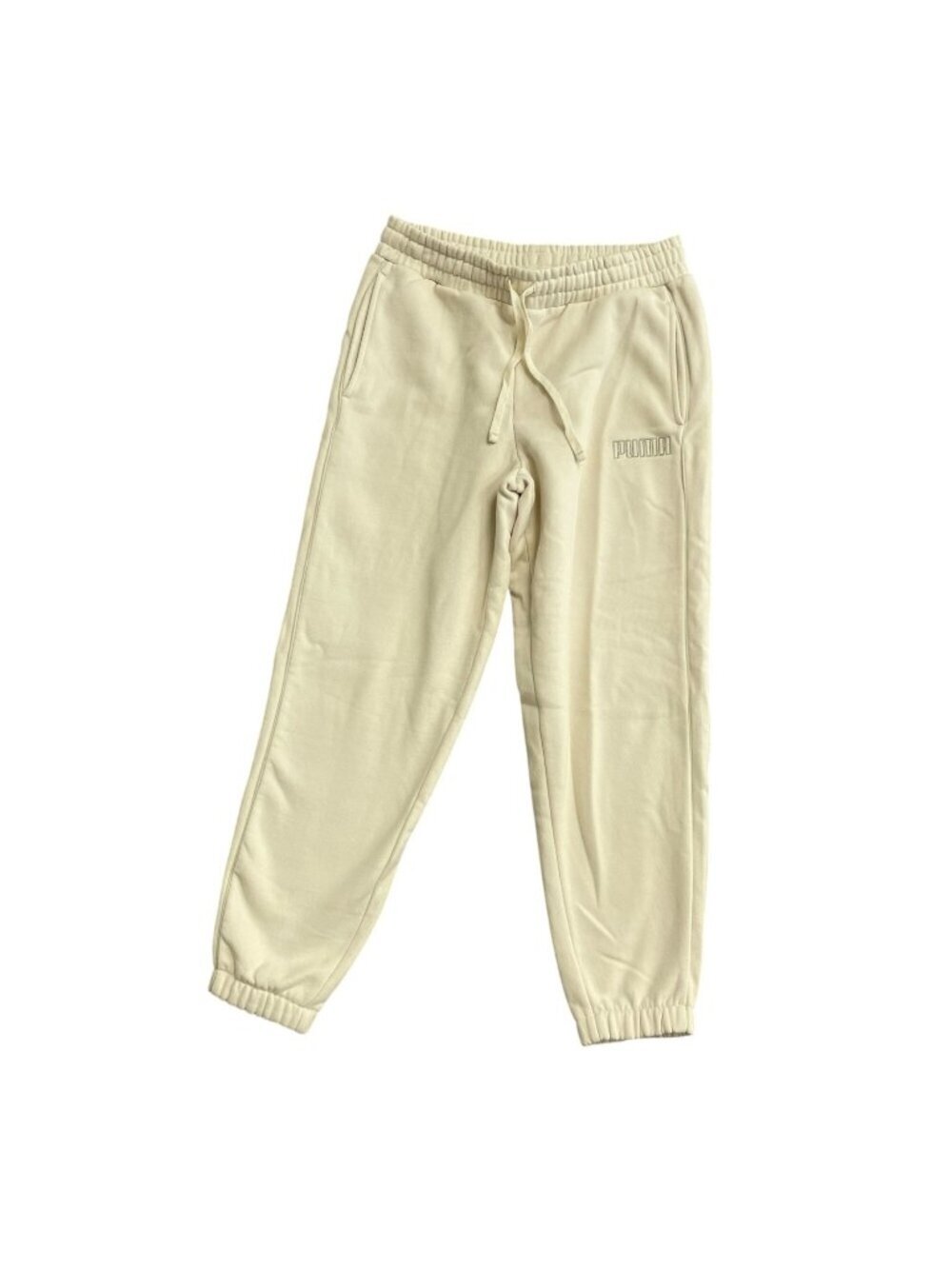 NWOT Puma Women's M Joggers Sweatpants Beige J2137